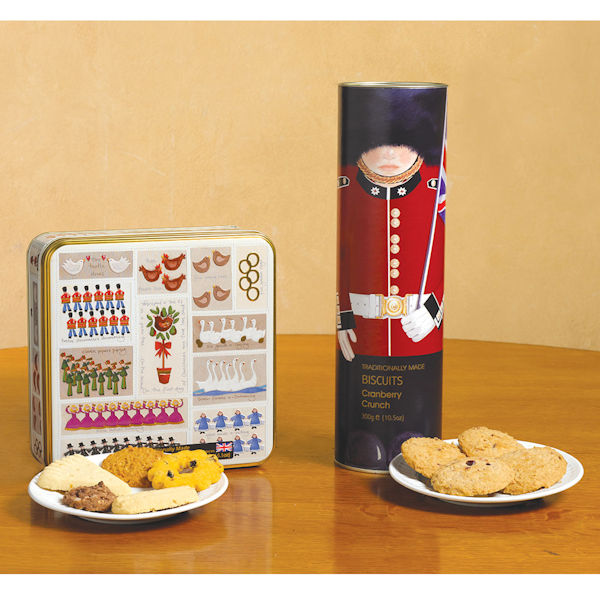 Twelve Days of Christmas Butter Biscuit Tin