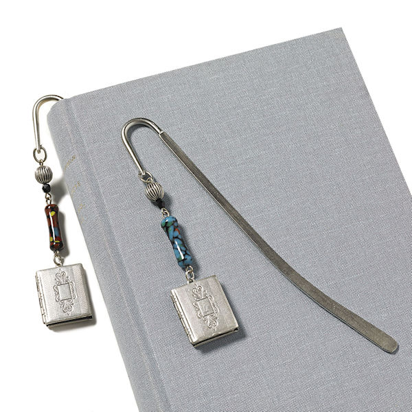 Book Locket Bookmark (Rust)