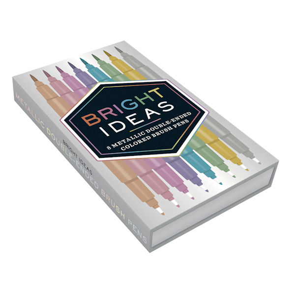 Bright Ideas Metallic Double-Ended Brush Pens