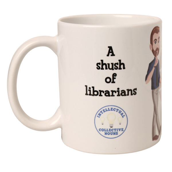 Intellectual Collective Noun Mugs: A Shush of Librarians