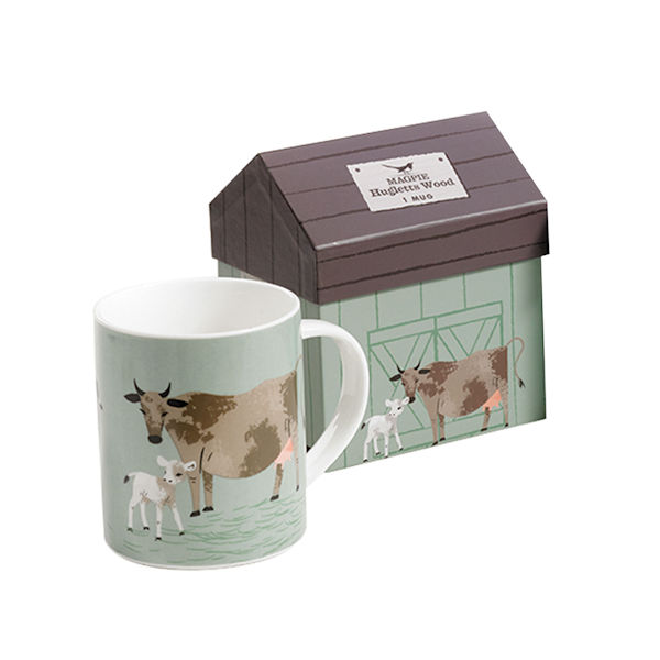 Mug in a Barn: Cow
