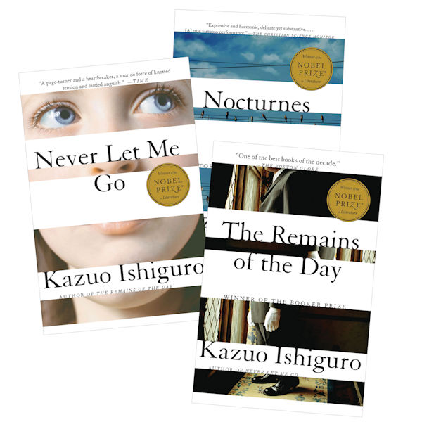 Kazuo Ishiguro Novels: Set of Three Paperbacks