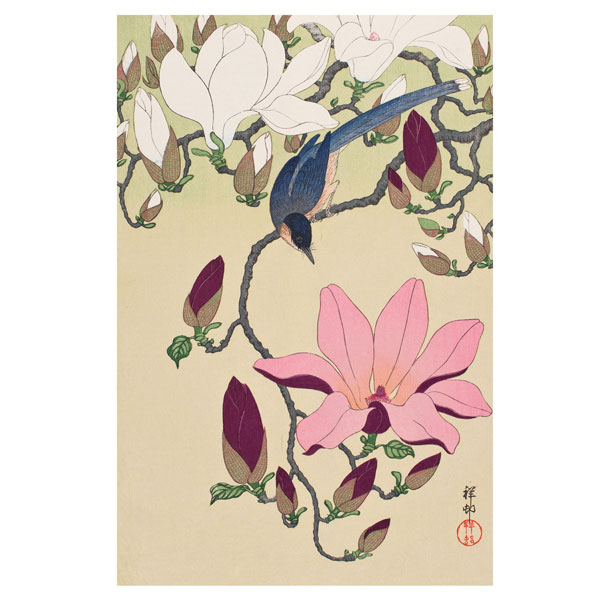 Shoson Birds and Flower Note Cards
