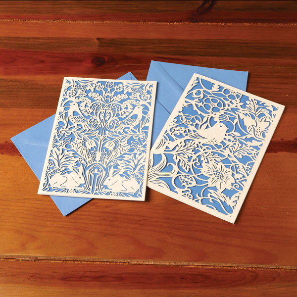 William Morris Laser Cut Cards (Set of 2 Designs)