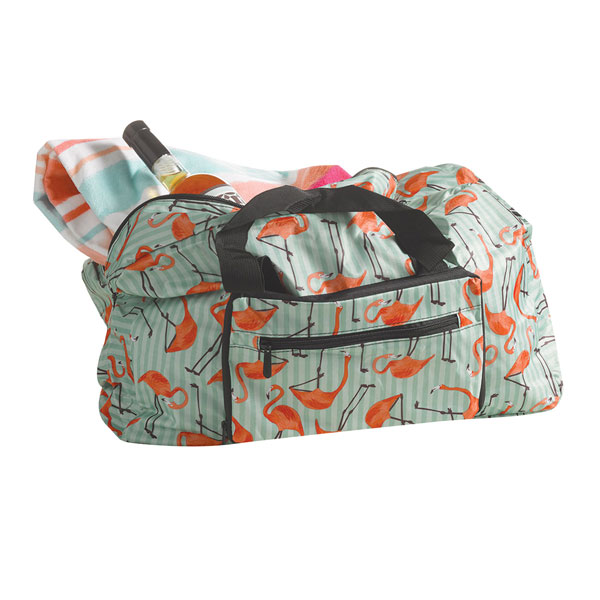 Holdall Foldable Tote Bags - Flamingos
