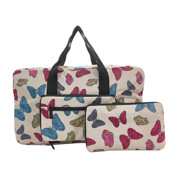 Holdall Foldable Tote Bags - Butterflies