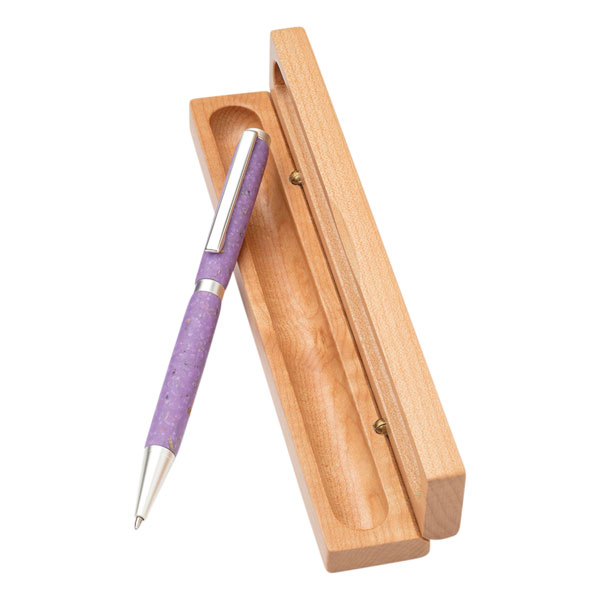 Garden Pen with Wooden Case - Lavender