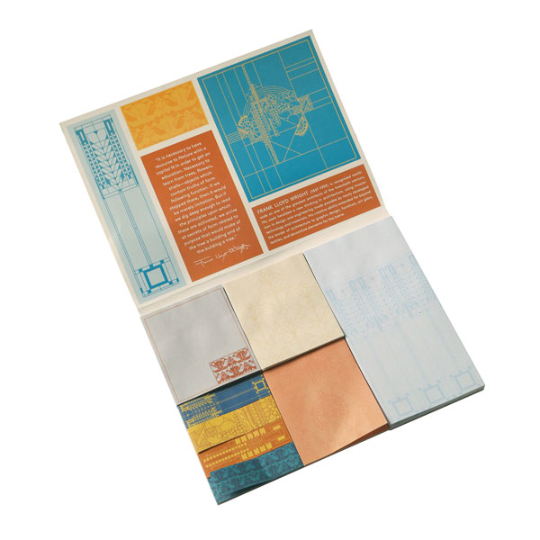 Frank Lloyd Wright "Nature and Form" Sticky Notes