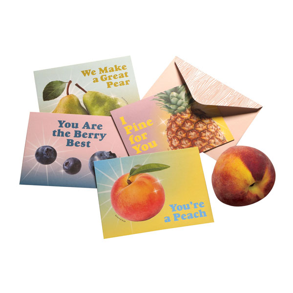 You're a Peach: Scratch and Sniff Note Cards