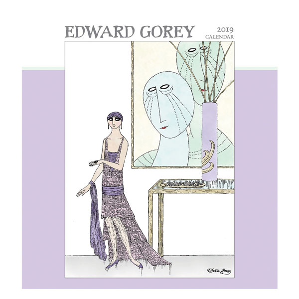 2019 Edward Gorey Wall Calendar