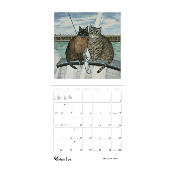 2019 Mimi Vang Olsen's Cats Wall Calendar