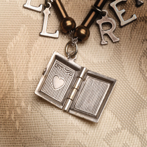 Well Read Locket Necklace