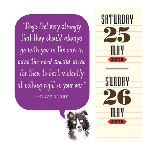 2019 Dog Trivia Page-a-Day Calendar
