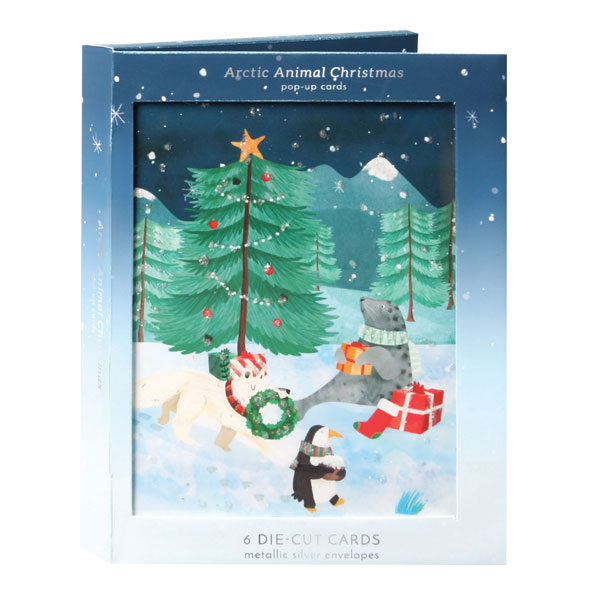 Arctic Christmas Pop-Up Greeting Cards