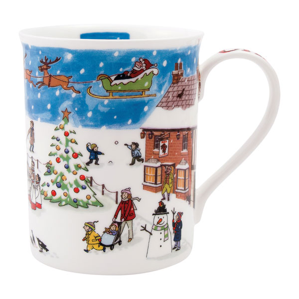 English Village Christmas Mug