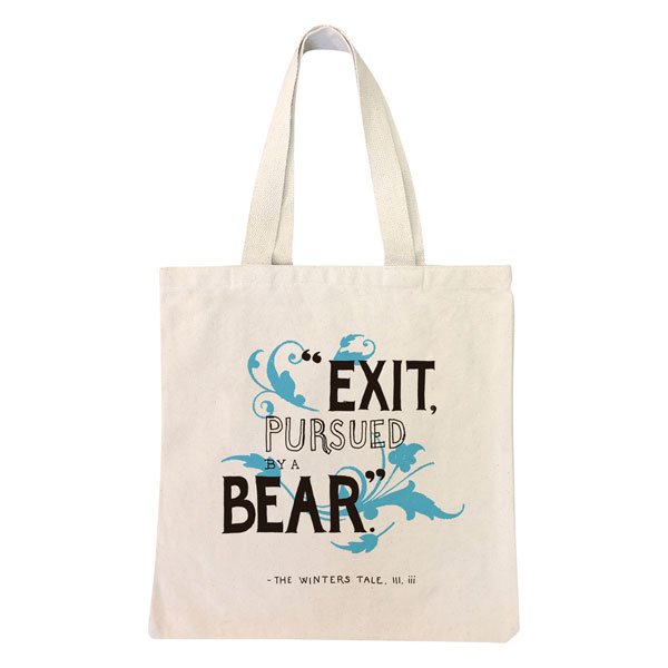 Exit Pursued by a Bear Tote Bag