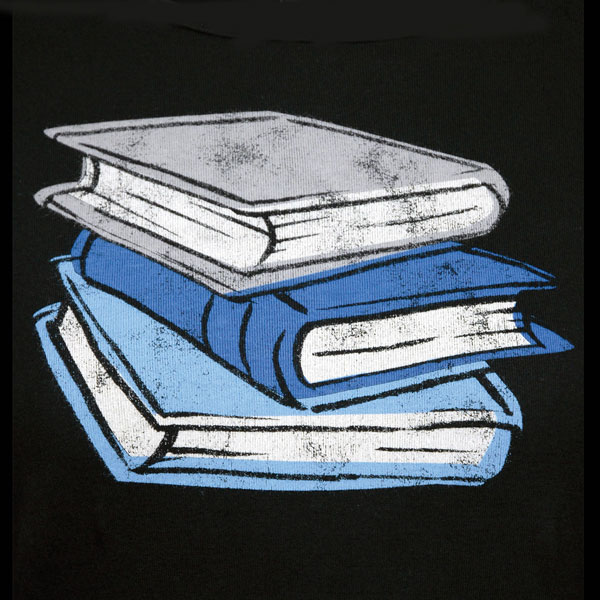 Stack of Books Top (black)
