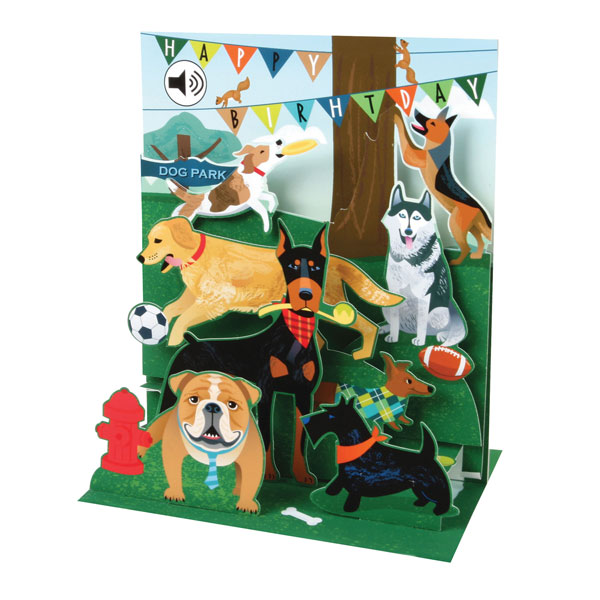 Product image for Singing Dogs Happy Birthday Card
