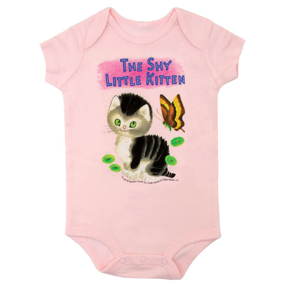 Shy Little Kitten Bodysuit (pink)