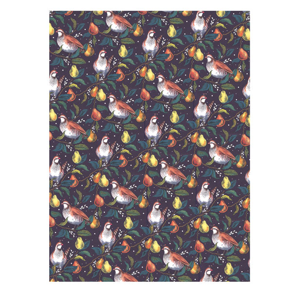 Partidge in a Pear Tree Gift Wrap (3 sheets)