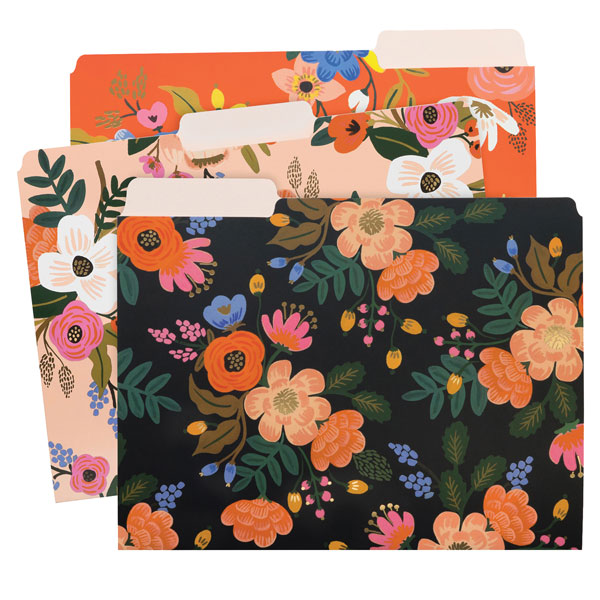 Floral File Folders
