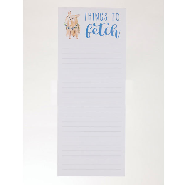 Things to Fetch Magnetic Note Pad