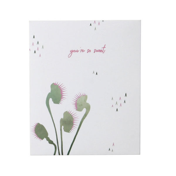 Venus Flytrap Pop-Up Greeting Card