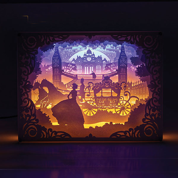 Cinderella Cut-Paper Light Box