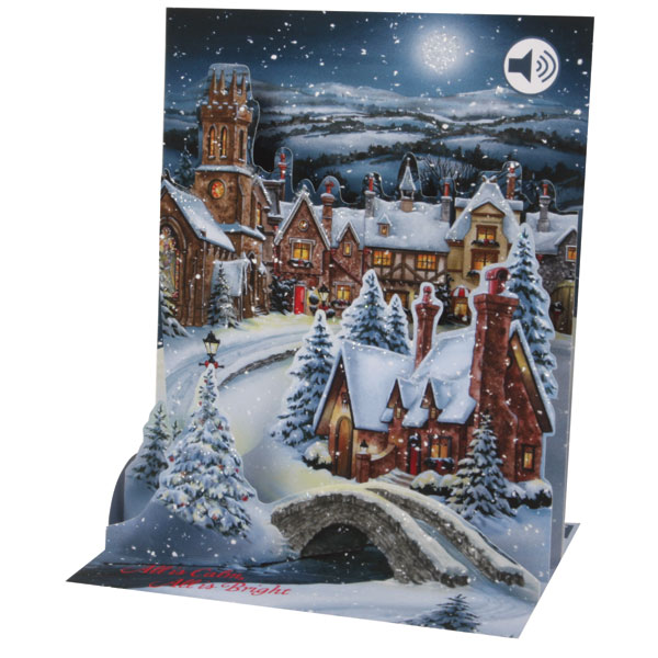 Product image for Midnight Village Musical Pop-Up Card