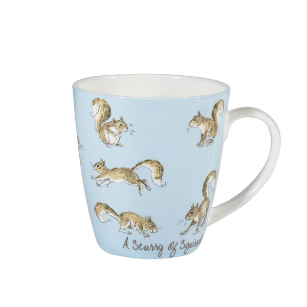 Country Crowd Mugs - Squirrels