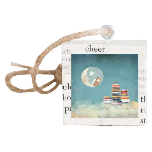 Product image for Recycled Book Pages Ornaments