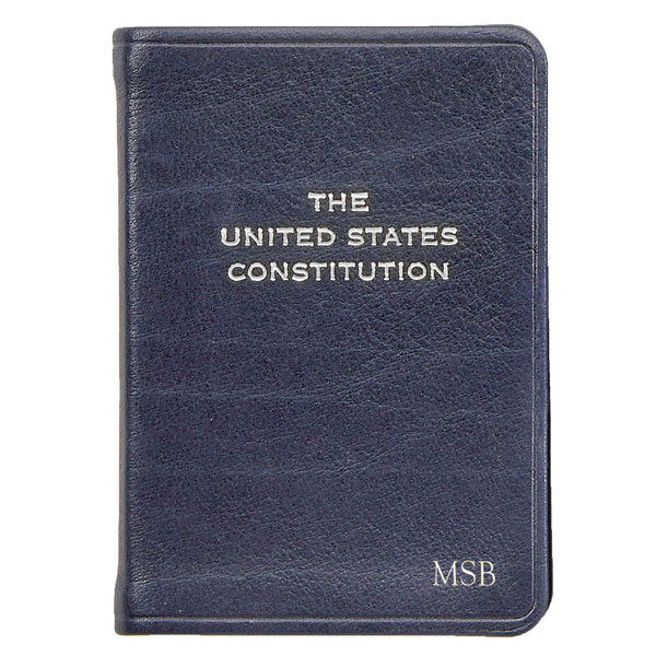 Product image for U.S. Constitution Leatherbound Keepsake - Personalized