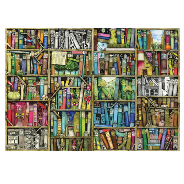 Bookshelf Wooden Puzzles - 250 piece