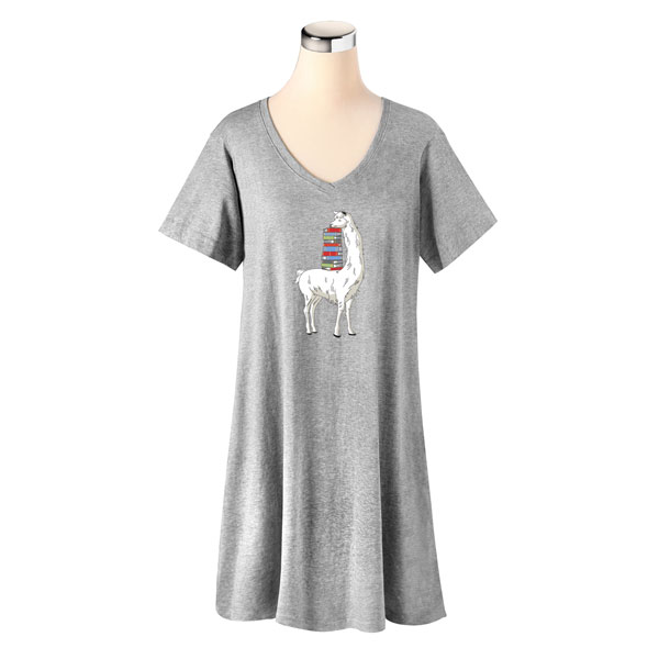 Product image for Literary Llama Night Shirt