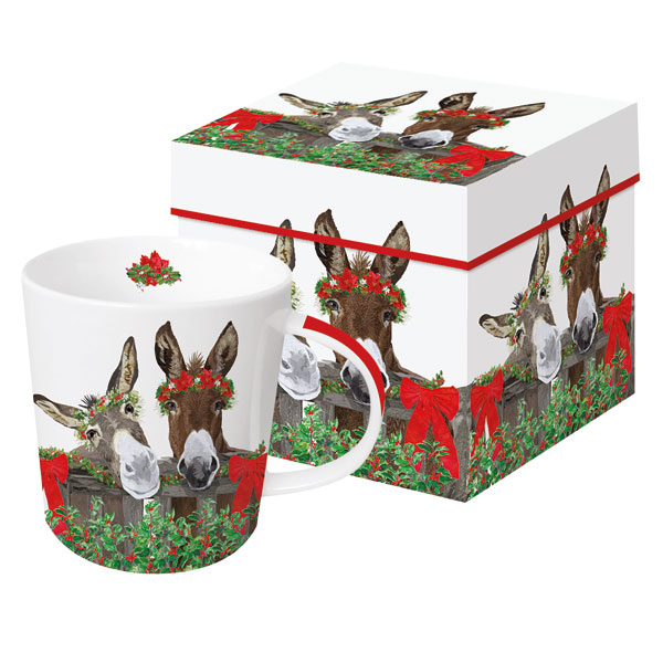 Product image for Donkey Buddies Christmas Mug