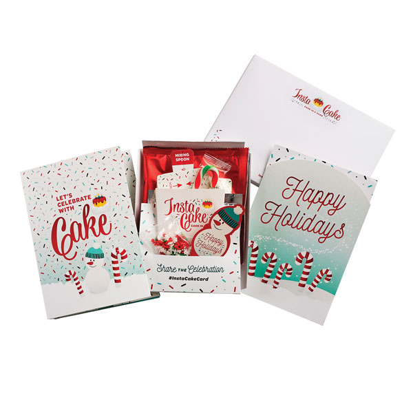 Product image for InstaCake Cards - Happy Holidays