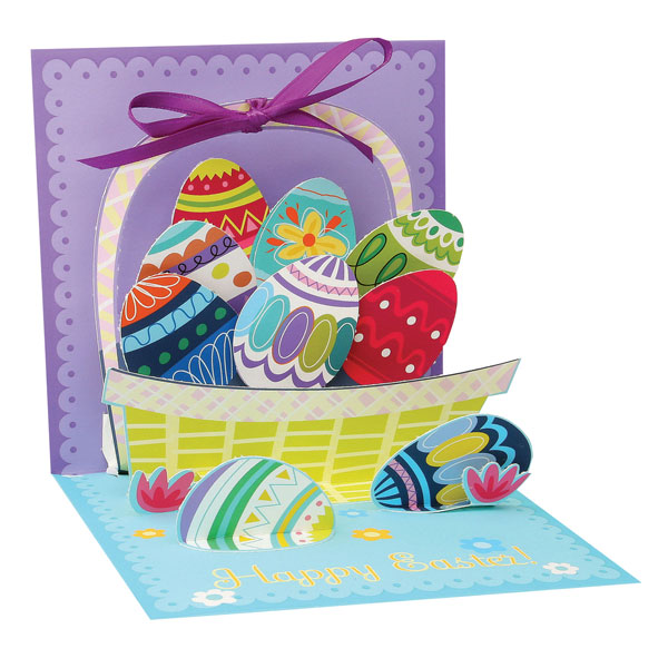 Easter Egg Basket Pop-Up Card