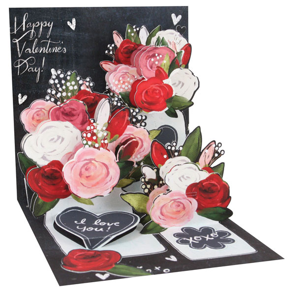 Product image for Mason Jar Roses Pop-Up Card