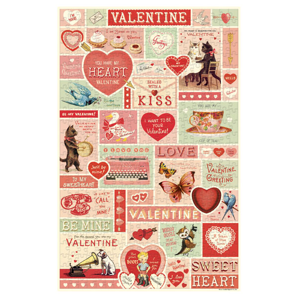 Product image for Vintage Valentine Puzzle