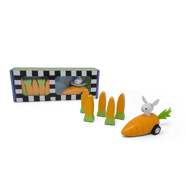 Product image for Bunny and Carrots Bowling Game