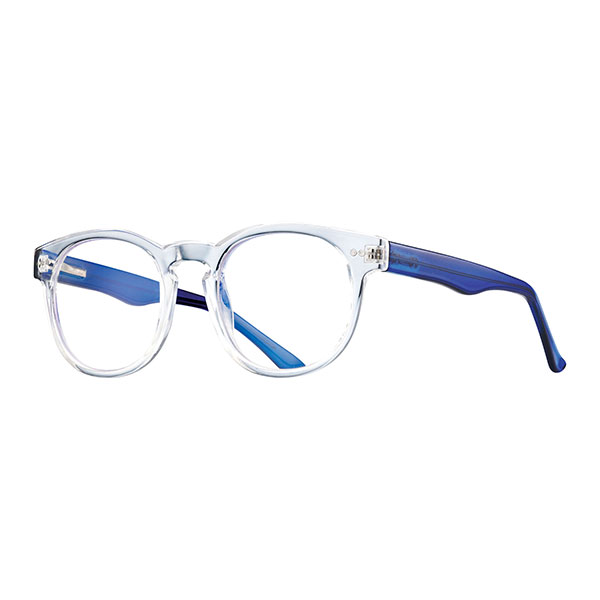 Crystal Clear Blue-Blocking Readers - Blue