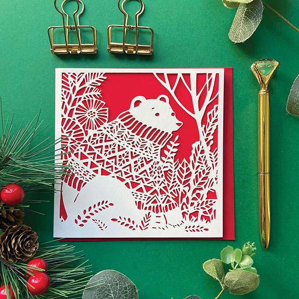 Cozy Animals Christmas Cards