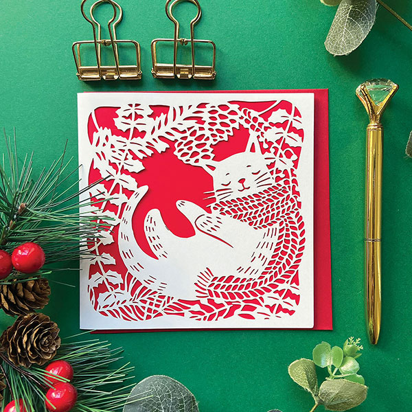 Cozy Animals Christmas Cards