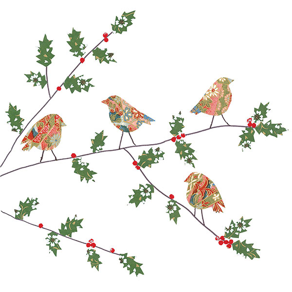 Four Robins Christmas Cards