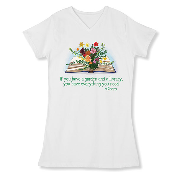 Garden and Library Nightshirt