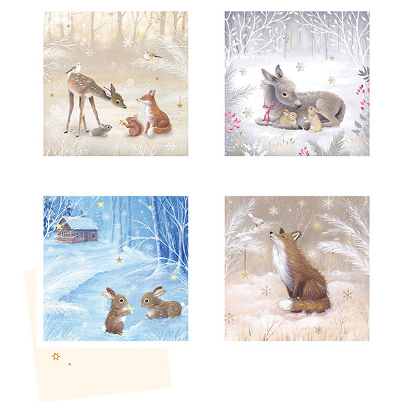 Product image for Adorable Winter Wildlife Advent Cards