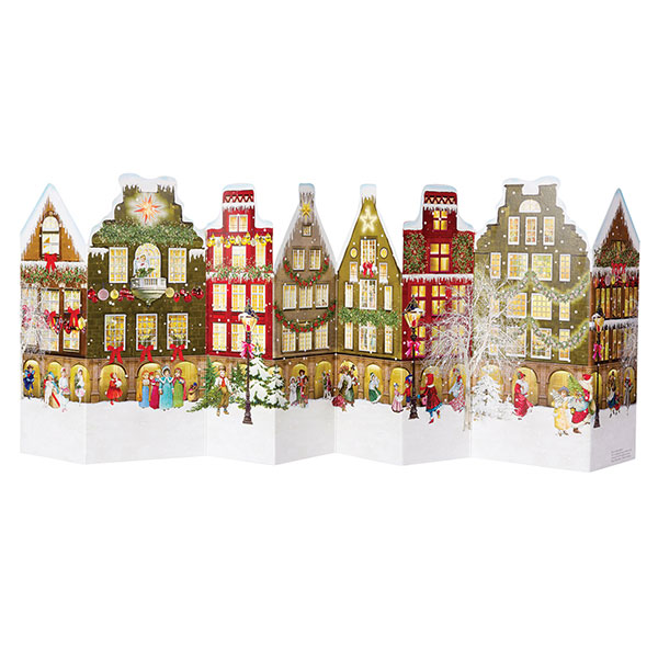 Product image for Free-Standing Christmas Street Advent Calendar