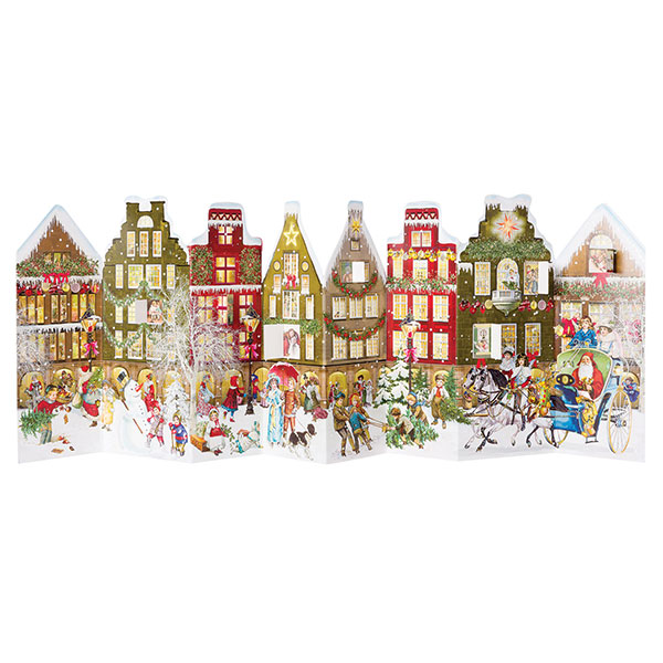 Product image for Free-Standing Christmas Street Advent Calendar