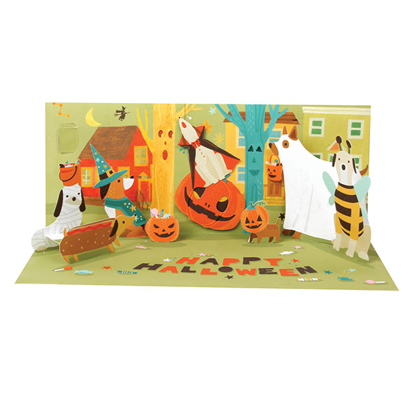 Product image for Howling Halloween Audio Pop-Up Card