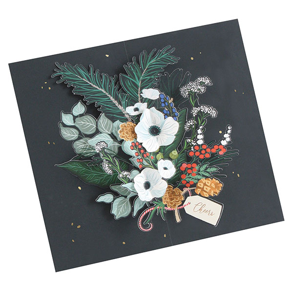 Product image for Winter Foliage Pop-Up Card 